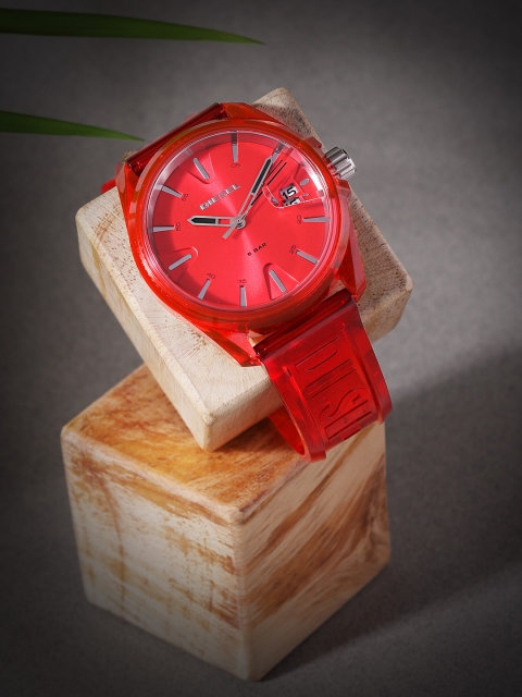 

DIESEL Unisex Red Analogue Watch DZ1930