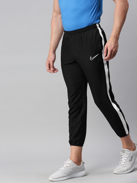 

Nike Men Black Solid Dri-FIT ACD PANT ADJ WVN S Soccer Cropped Joggers