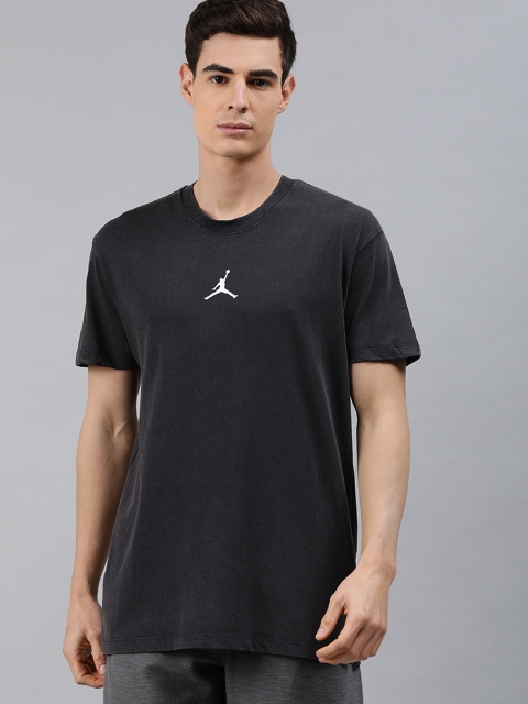 

Nike Men Black Jordan Dri-FIT AIR DRY GFX Cotton T-shirt