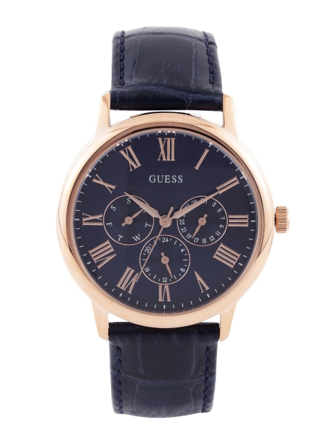 

GUESS Men Navy Dial Watch W0496G4, Navy blue