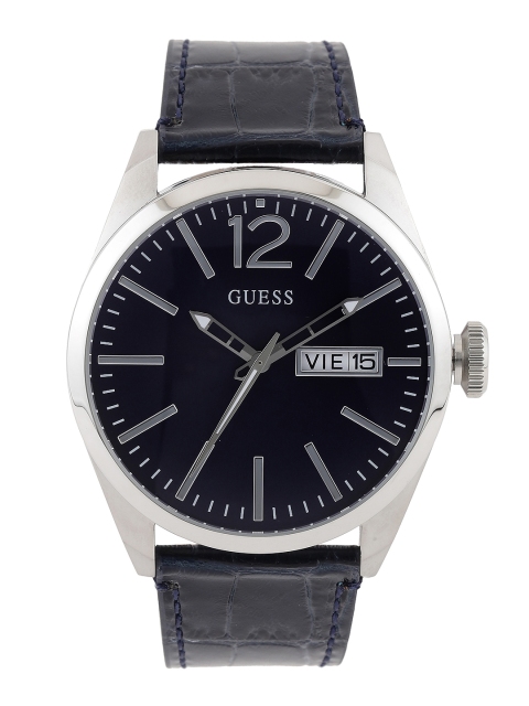 

GUESS Men Navy Dial Watch W0658G1, Navy blue