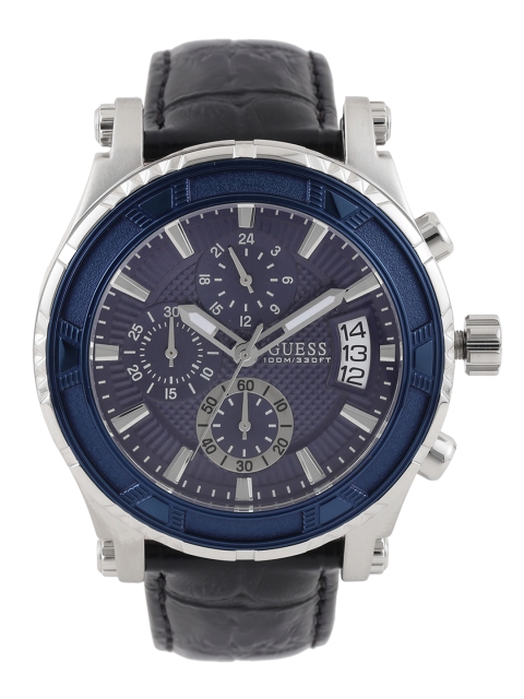 

GUESS Men Blue Multifunction Dial Watch W0673G4