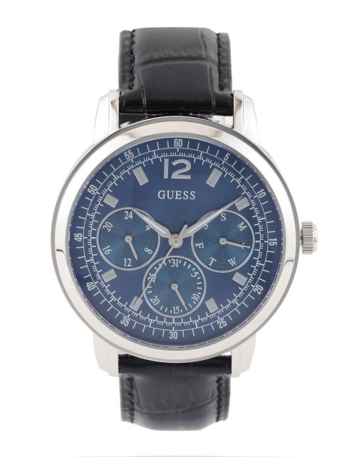 

GUESS Men Blue Multifunction Dial Watch W0790G2
