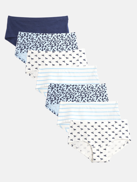 

Marks & Spencer Girls Pack of 7 Basic Briefs, Blue