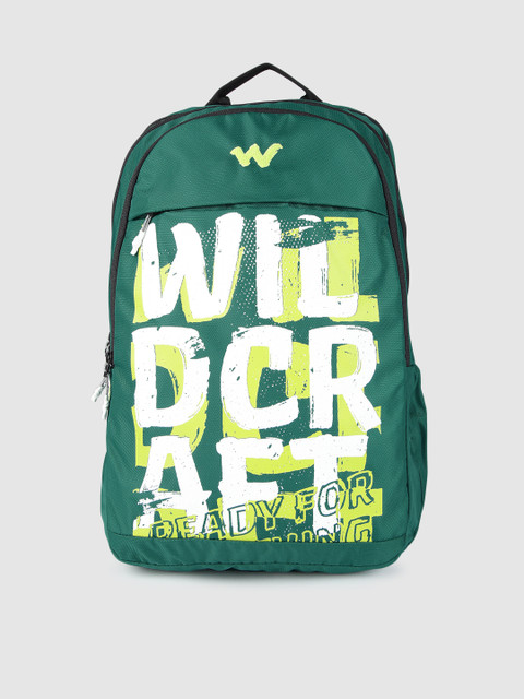 

Wildcraft Unisex Green Hero 4 Brand Logo Backpack