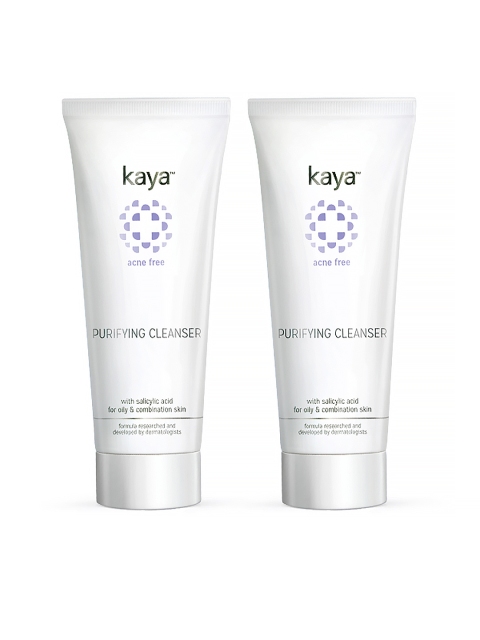 

Kaya Skin Clinic Set of 2 Acne Purifying Cleansers For Combination & Oily skin, White