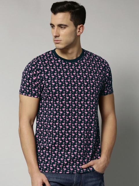 

French Connection Navy Printed T-shirt, Navy blue