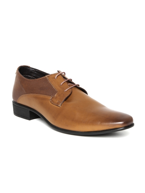 

Franco Leone Men Tan Brown Formal Shoes