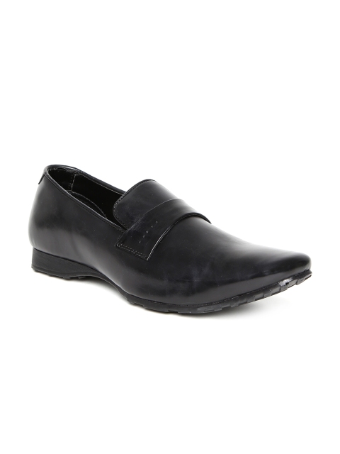 

Franco Leone Men Black Semiformal Slip-Ons