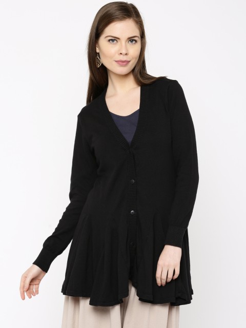 

Anouk Black Flared Winter Tunic