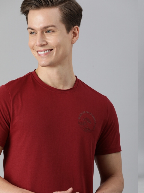 

M&H Our Water Men Maroon Sustainable T-shirt