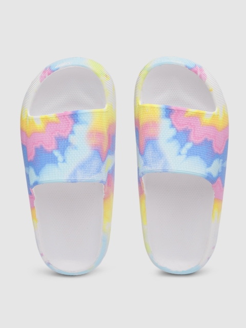

Kook N Keech Women Multicoloured Printed Sliders, Multi