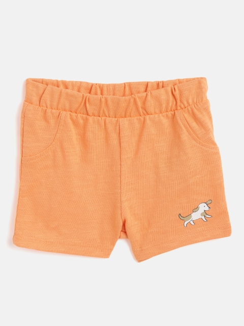 

Marks & Spencer Kids Orange Solid Organic Cotton Sustainable Shorts