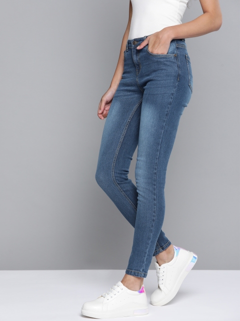 

Harvard Women Blue Skinny Fit Light Fade Stretchable Jeans