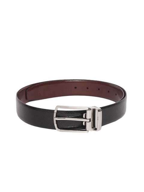 

Van Heusen Men Black & Brown Textured Reversible Leather Belt