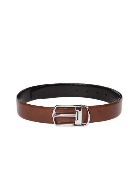 

Van Heusen Men Burgundy & Black Solid Reversible Leather Belt
