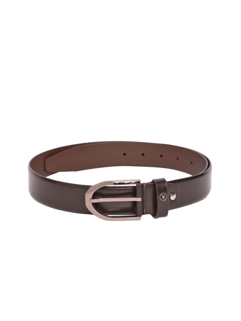 

Van Heusen Men Brown Solid Leather Belt