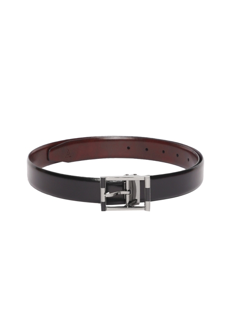 

Van Heusen Men Black & Brown Solid Reversible Leather Belt