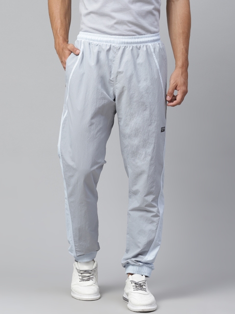 

ADIDAS Originals Men Grey & Blue Solid R.Y.V. V-Line Woven Joggers