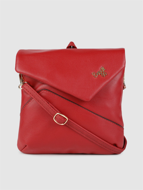 

Baggit Red Solid Sling Bag