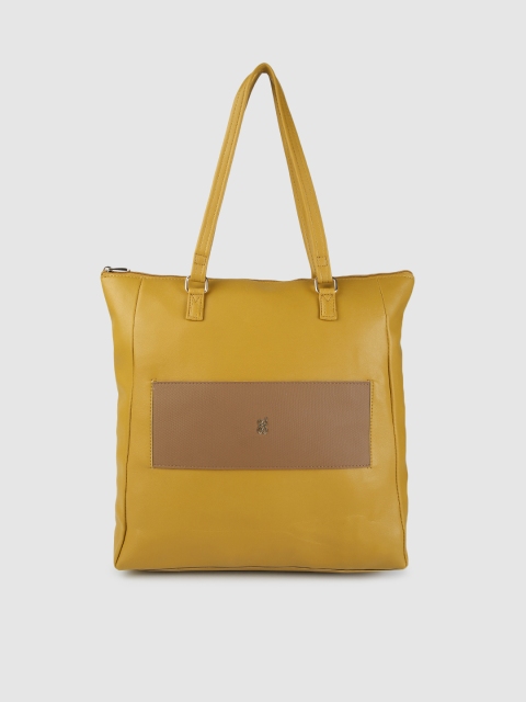 

Baggit Mustard Yellow Solid Shoulder Bag