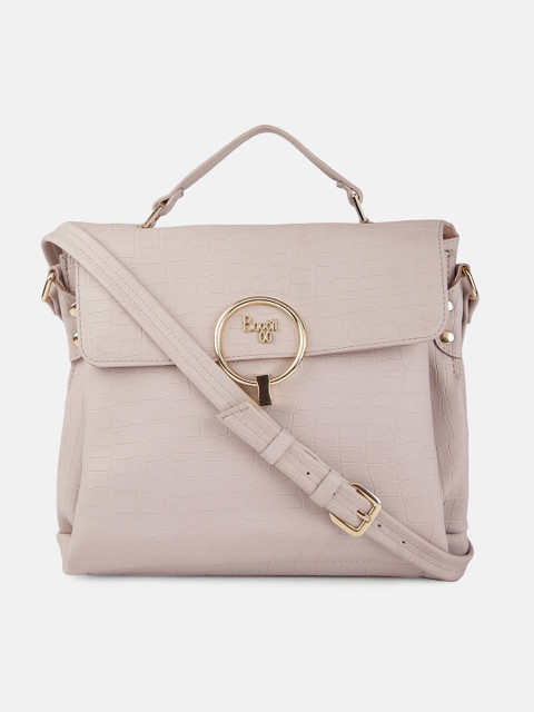 

Baggit Women Beige Textured Satchel