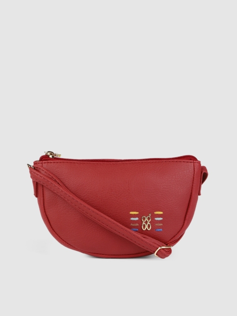 

Baggit Red Solid Sling Bag