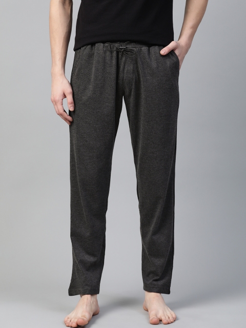 

Mast & Harbour Men Charcoal Grey Solid Regular Fit Lounge Pants