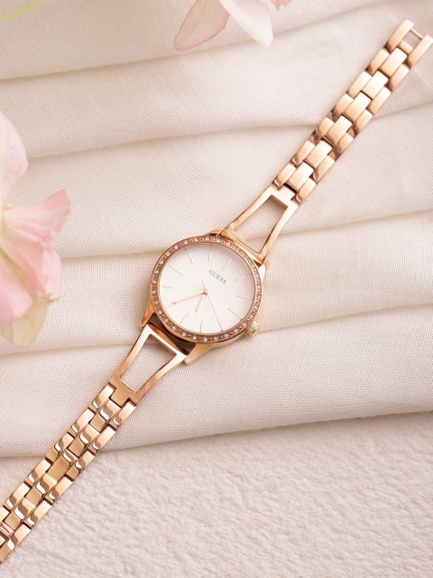 

GUESS Women White Analogue Watch GW0025L3