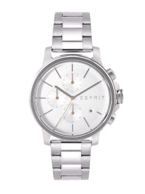 

ESPRIT Men Silver-Toned Chronograph Watch ES1G155M0055
