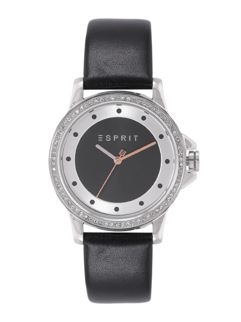 

ESPRIT Women Black & Silver-Toned Analogue Watch ES1L143L0015