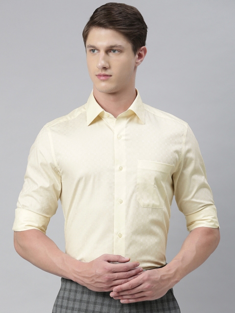 

Louis Philippe Men Beige Classic Fit Solid Casual Shirt