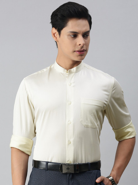 

Louis Philippe Men Yellow Slim Fit Formal Shirt