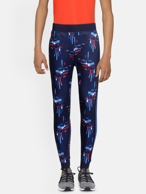 

Tommy Hilfiger Boys Navy Blue Printed Track Pants