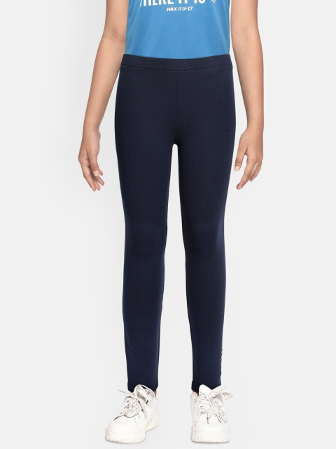 

Tommy Hilfiger Women Navy Blue Solid Leggings