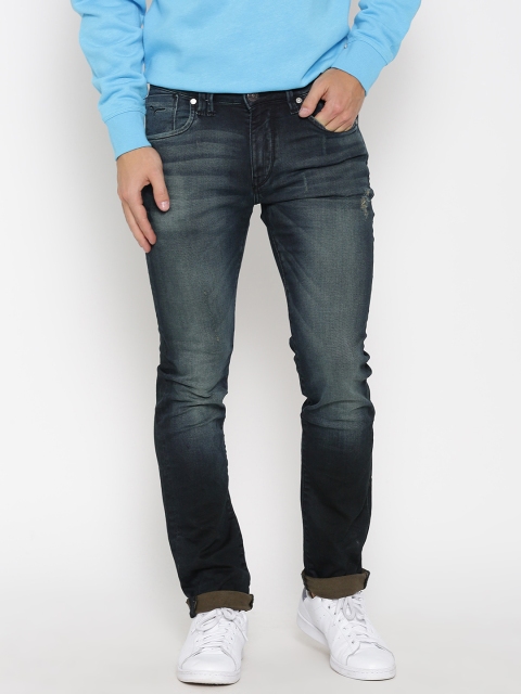 

Flying Machine Blue Slim Tapered Fit Stretchable Jeans