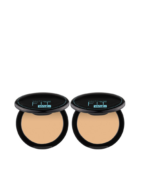

Maybelline Set of 2 Fit Me 12Hr Oil Control SPF 28 PA+++ Compact - 128 Warm Nude, Beige