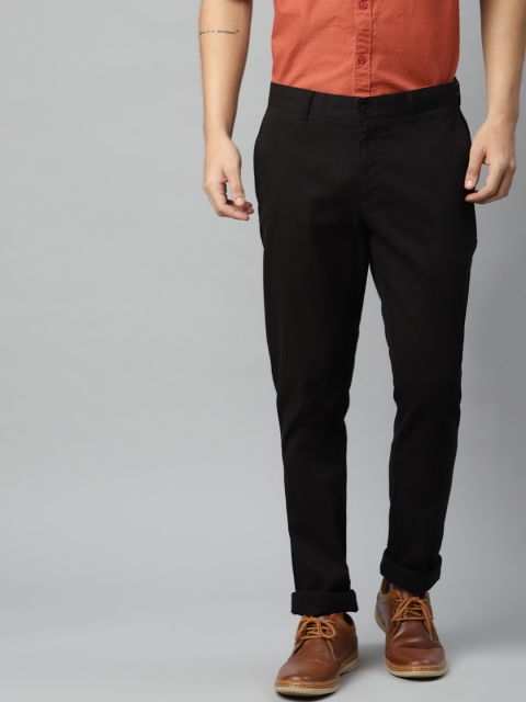 

Blackberrys Men Black B 95 Tapered Fit Trousers