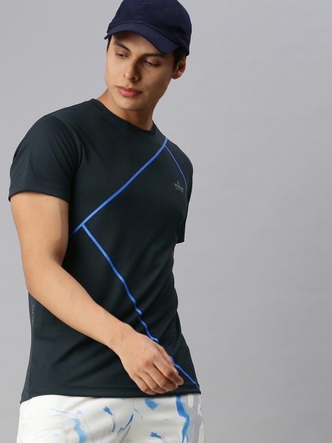 

WROGN ACTIVE Men Navy Blue Printed T-shirt