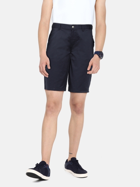 

Tommy Hilfiger Boys Navy Blue Solid Regular Fit Shorts