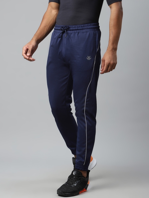 

WROGN ACTIVE Men Navy Blue Solid Track Pants