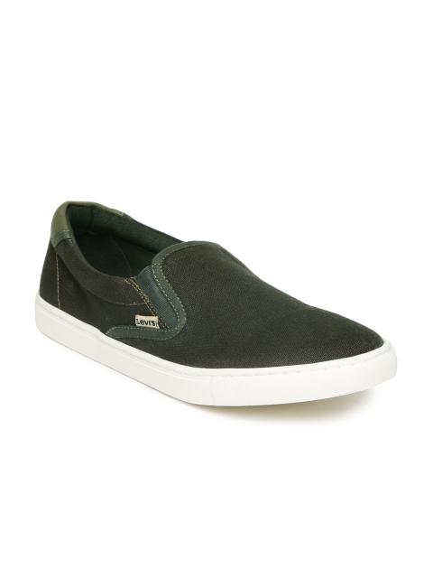 

Levis Men Olive Green Sneakers