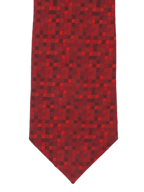 

Alvaro Castagnino Red Checked Tie