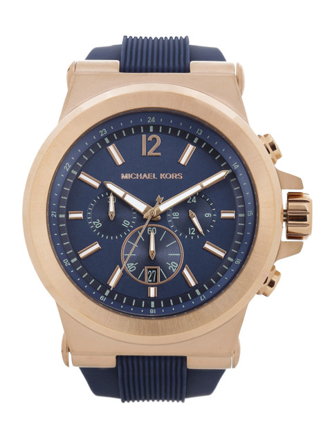 

Michael Kors Men Navy Dial Chronograph Watch MK8295, Navy blue