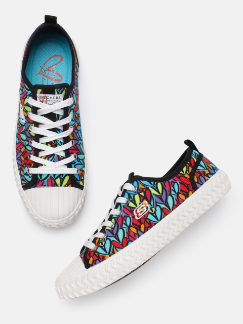 

Skechers Women STREET TRAX-HEART STRINGS Printed Sneakers, Multi