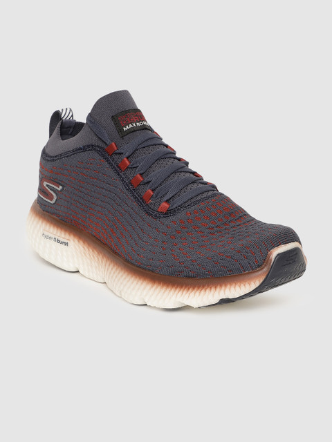

Skechers Men Navy Blue MAX ROAD 4 Running Shoes