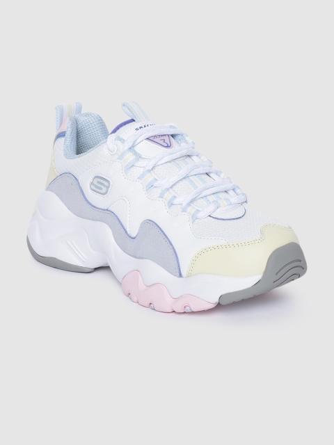 

Skechers Women White D'LITES 3.0 - MOON VISIONS Sneakers
