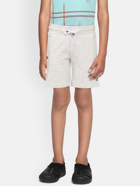 

Tommy Hilfiger Boys Grey Pure Cotton Sports Shorts