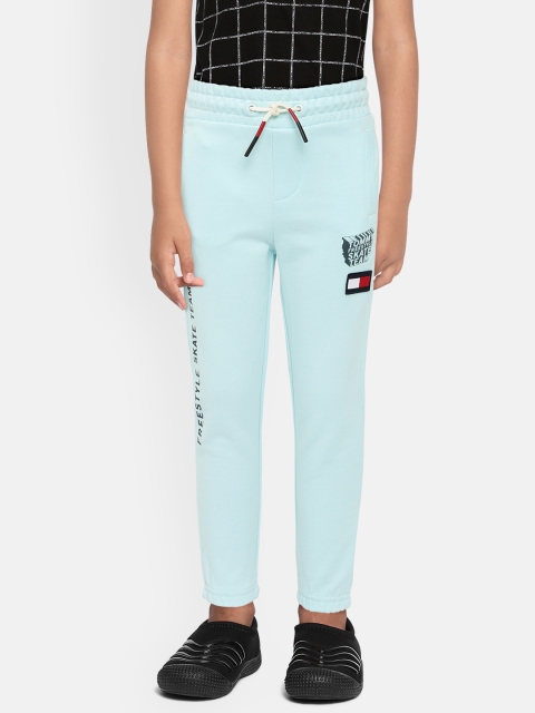 

Tommy Hilfiger Blue Solid Pure Cotton Track Pants