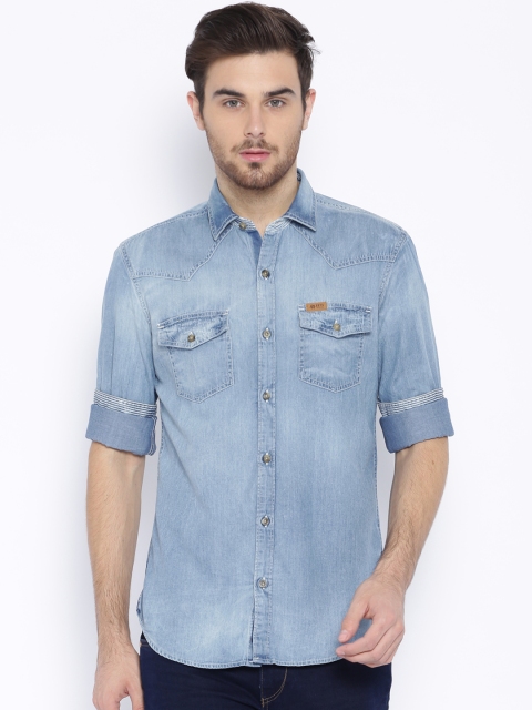 

U.S. Polo Assn. Denim Co. Blue Denim Casual Shirt